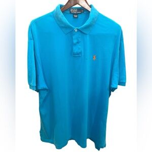 Polo by Ralph Lauren Men's Blue Polo Shirt